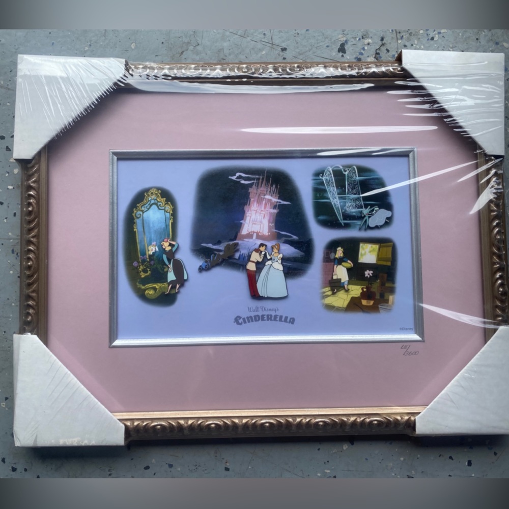 Cinderella Framed Pin Set: Mary Blair Art